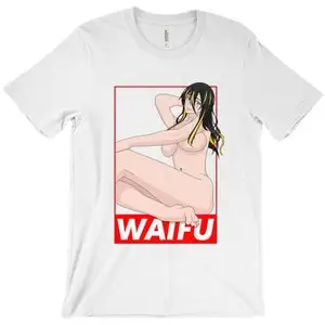 Anime Waifu Ecchi, Sexy, Lewd, Fetish Golden Snake T-Shirts
