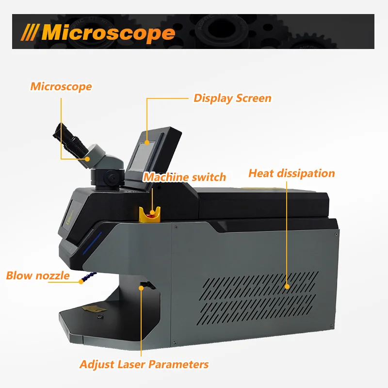 MAXWAVE 200W YAG Jewelry Laser Welder with CCD 10X Microscope for Gold and Silver Repair