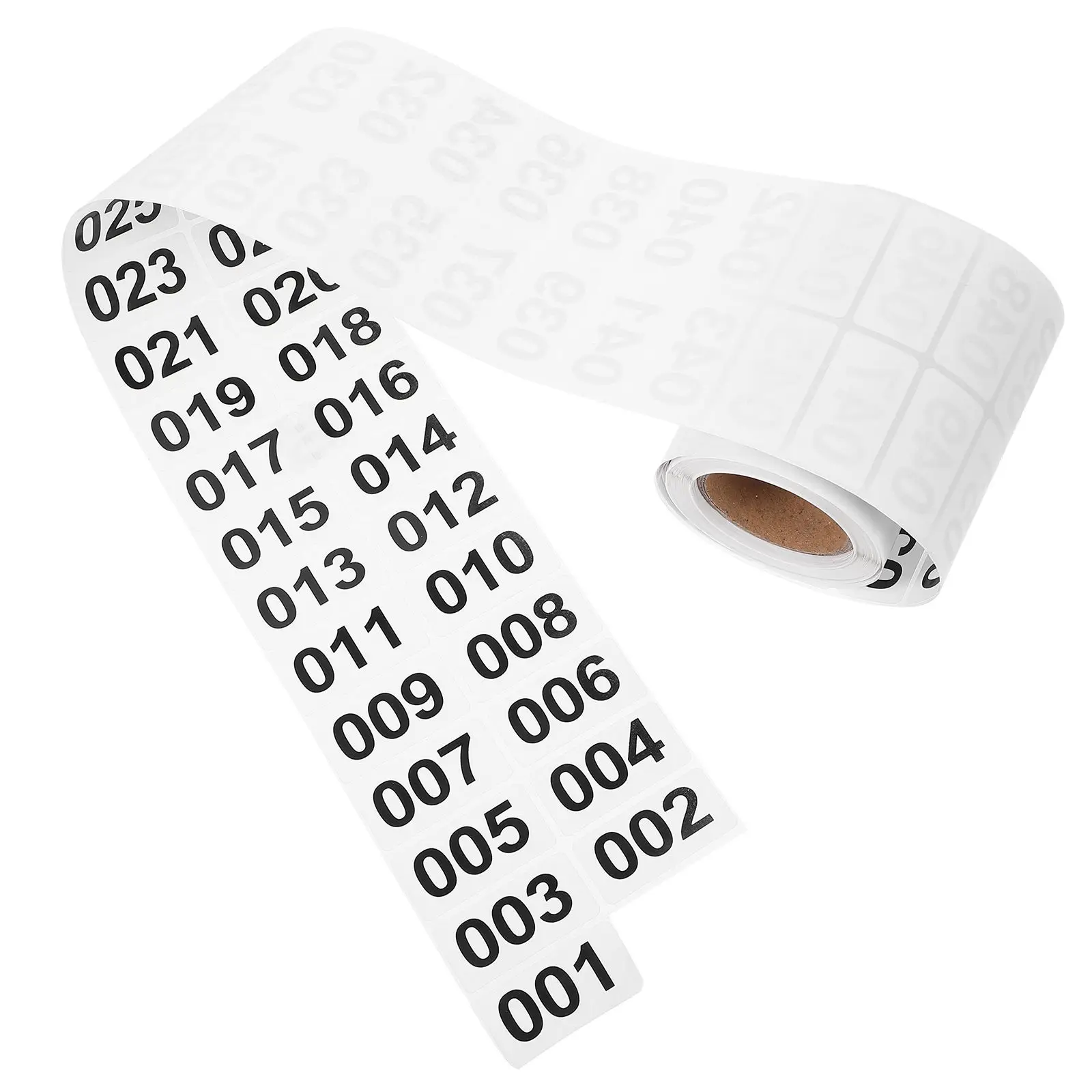

1000 Pcs Number Stickers 40x20mm Self Adhesive Labels for Warehouse Files Folders Goods Distinguish Marks Efficient