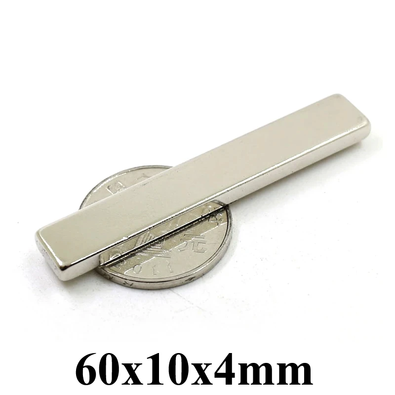60x10x4mm Quadrate Powerful Magnet 60x10x4 mm For Home Refrigerators, Offices DIY60*10*4mm