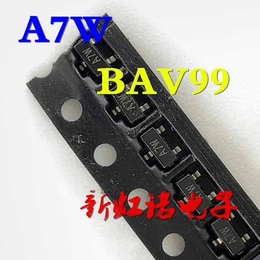 5 Cái/lốc Mới BAV99 A7W SOT-23 Vi Mạch Chuyển Đổi Mạch Tích Hợp IC Chất Lượng Tốt Còn Hàng