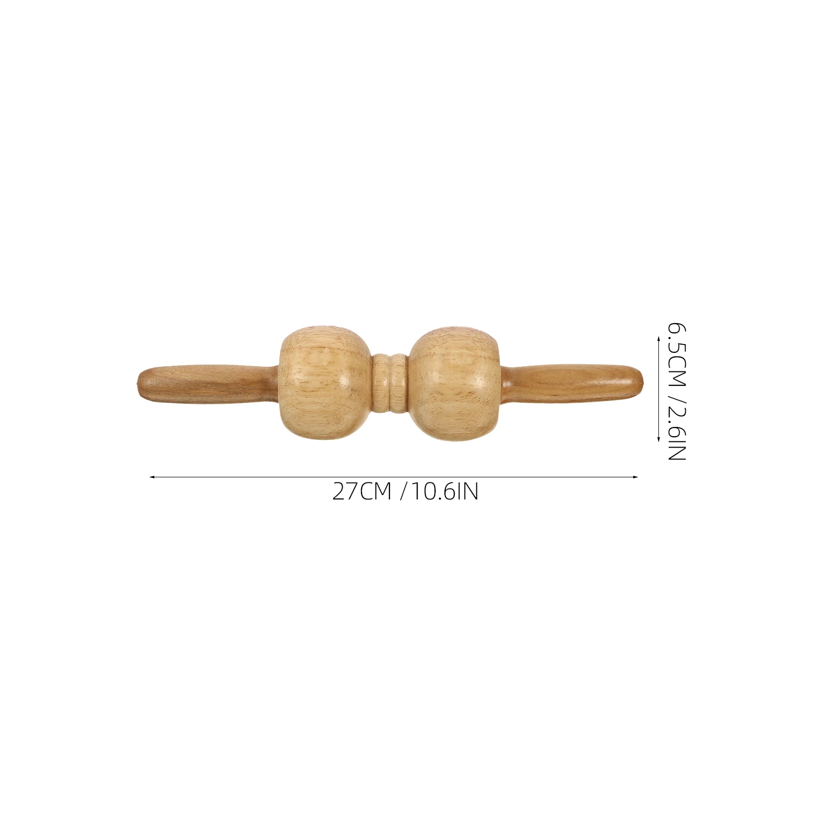 

Portable Durable Muscle Massager Stick Gentle Body Relaxation Roller Practical Fitness Tool Abdominal Back Wood Roller Stick For