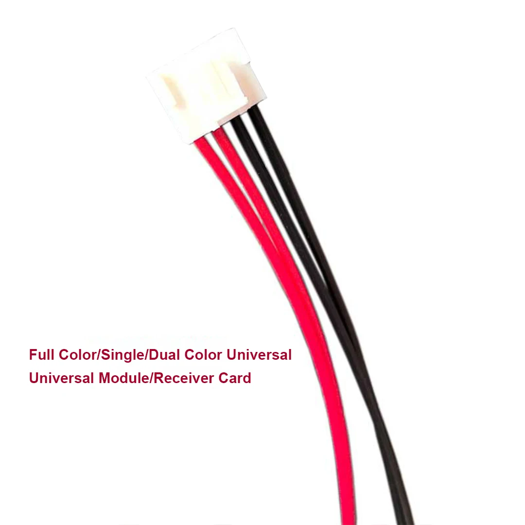 Pure Copper Red Black One-To-One Single Dual Color Screen Universal Power Cable LED Receiver Card Module Special Power Cable