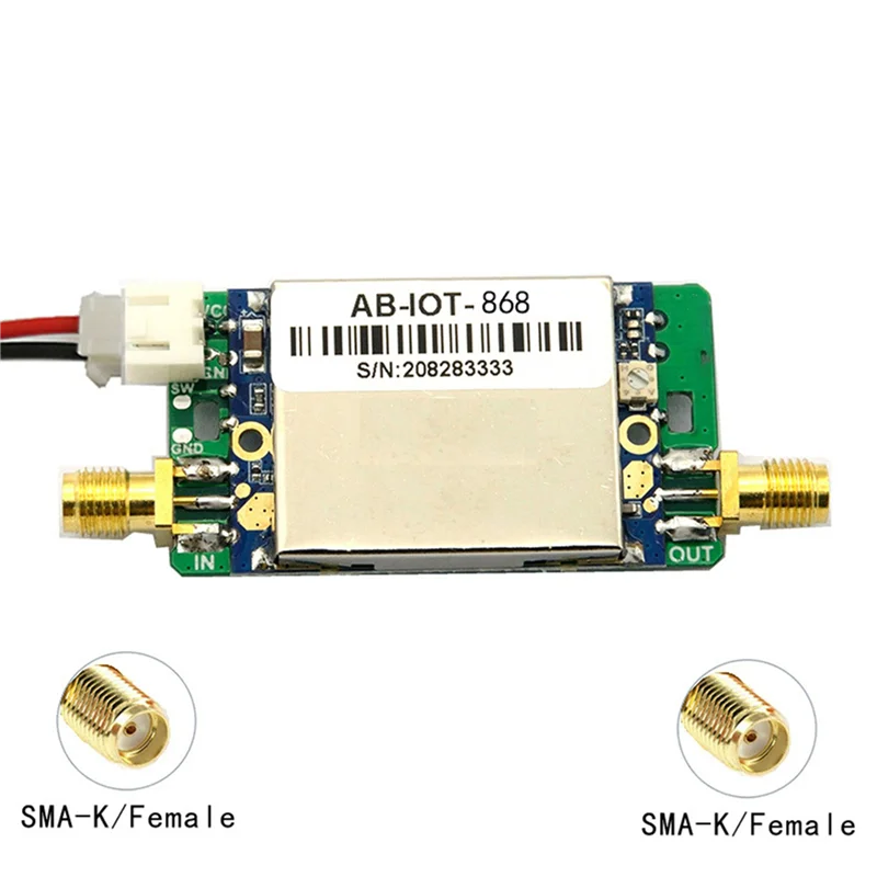 

A32T-4X 868Mhz For Lora Signal Booster Transmitting & Receiving Two-Way Power Amplifier Signal Amplification Module