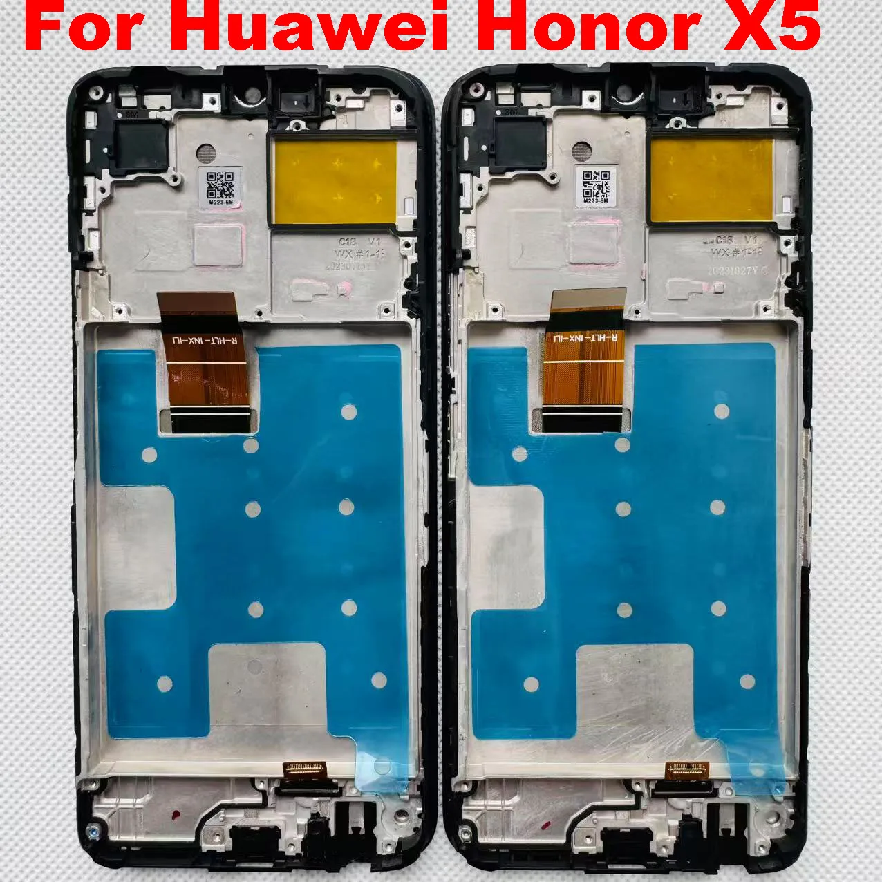 6,5-дюймовый ЖК-дисплей для Huawei Honor X5, сенсорный преобразователь в сборе для HonorX5, ЖК-дисплей VNA-LX2 VNA-LX3, дисплей с рамкой 6,5-дюймовый ЖК-дисплей для Huawei Honor X5, сенсорный преобразователь в сборе для HonorX5, ЖК-дисплей VNA-LX2 VNA-LX3, дисплей с рамкой