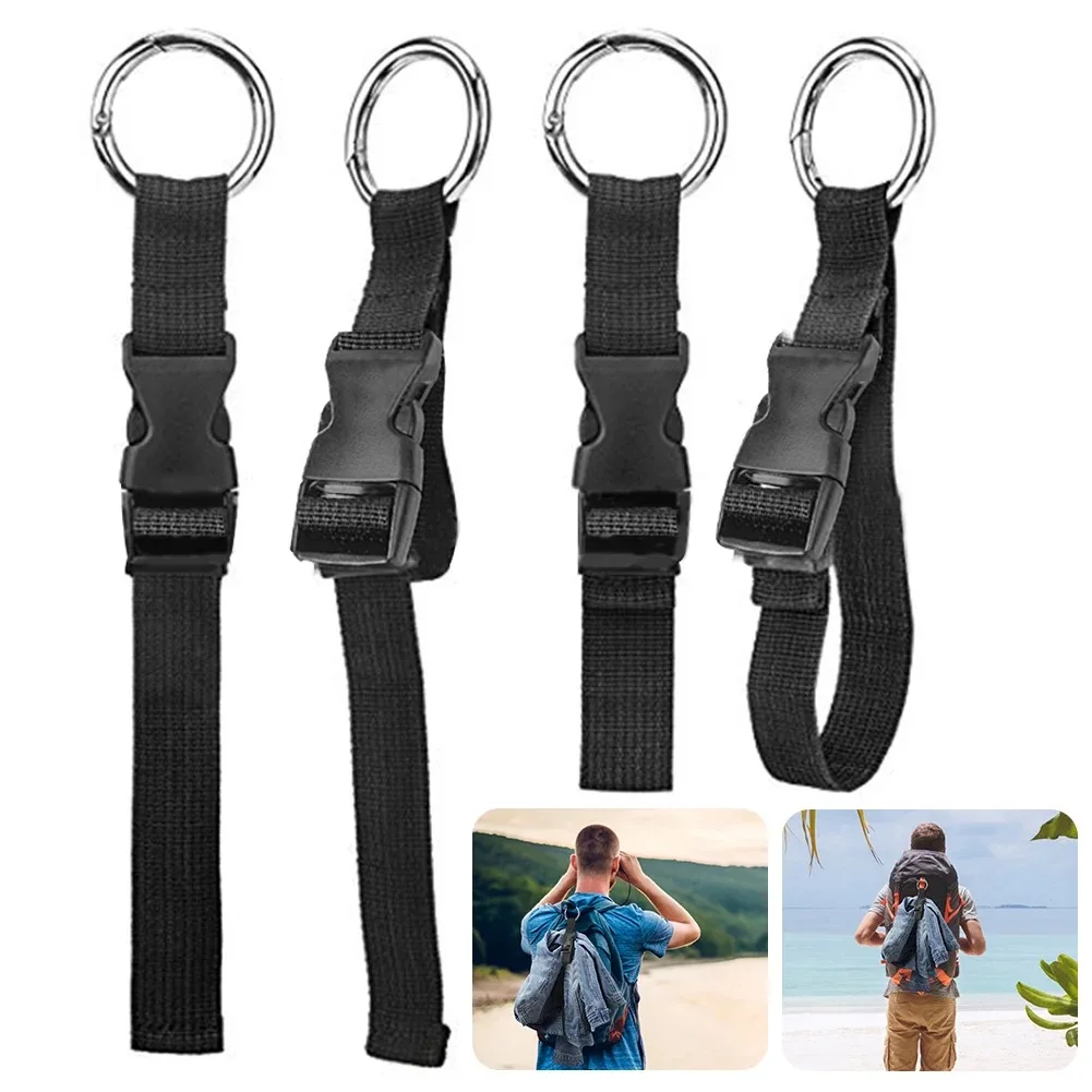 Add-A-Bag Luggage Strap Multifunctional Portable Nylon with Zinc Alloy Release Buckle for Travel And Outdoor Hiking
