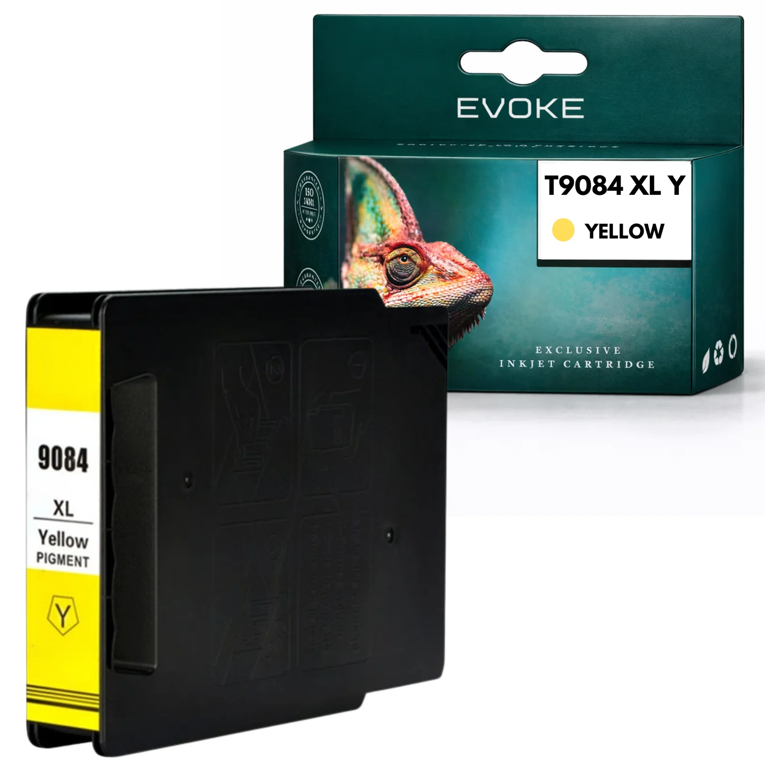 Evoke Compatibele Inkt voor Epson T9084 T-9084 C13T908440 Geel Wf-6590 Wf-6090