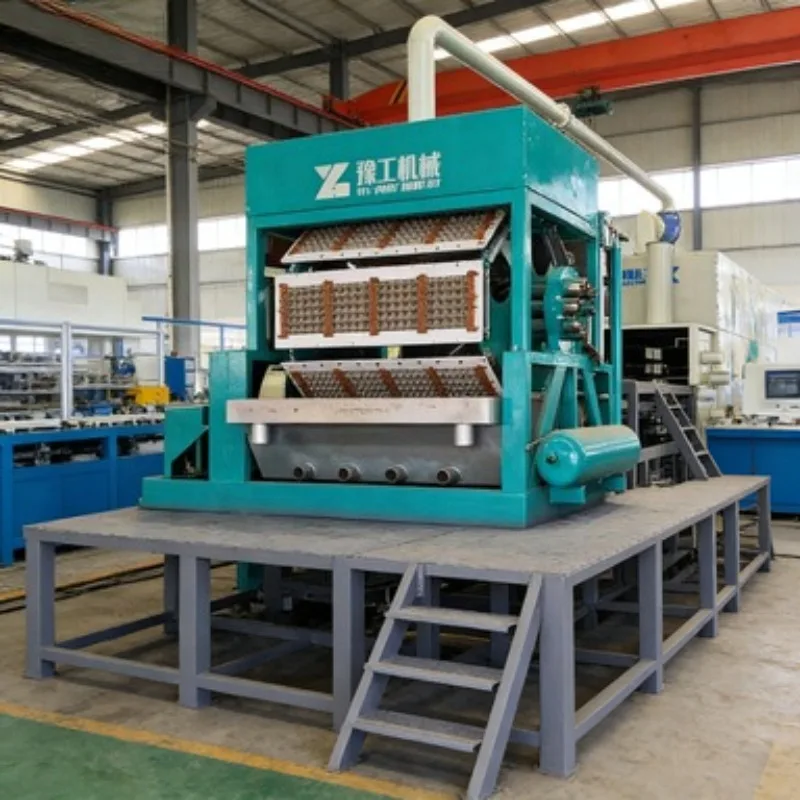 High Speed Pulp Molding Machine Egg Tray Production Line Waste Paper Recycling Equipment 6000pcs/h for Large Factory