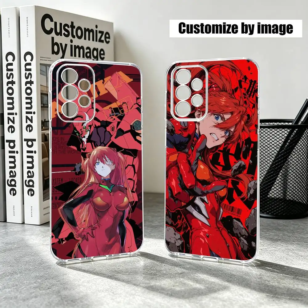 EVA Asuka S-Shikinami Anime  Phone Case For Samsung S25,S24,S21,S22,S23,S30,Ultra,S20,Plus,Fe Transparent Cover