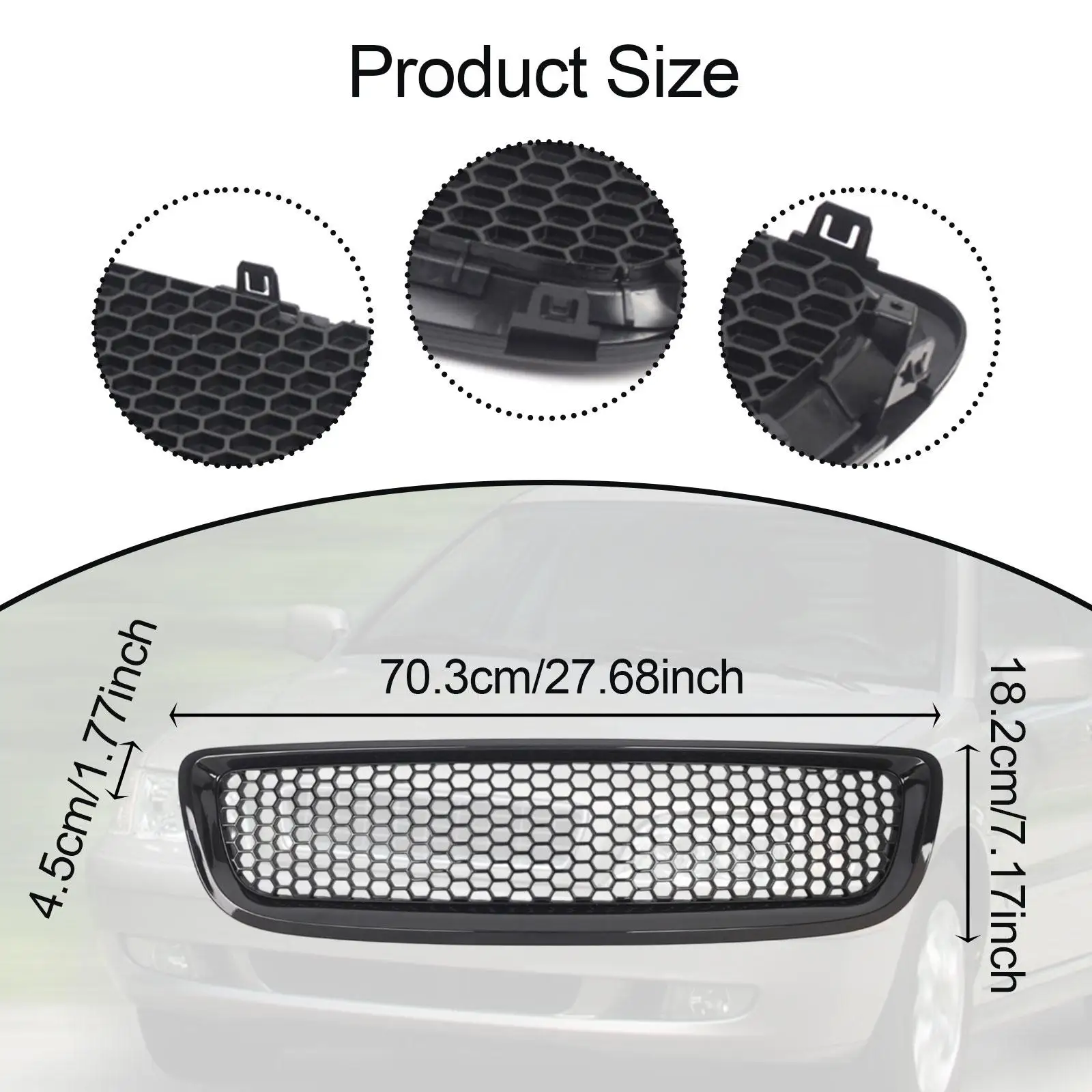 Griglia a rete 31283150 Sostituzione Manutenzione Riparazione Decorazione esterna