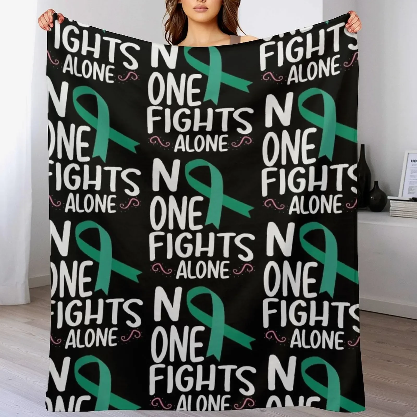 

Liver Cancer Awareness Support Rehab Emerald Green Throw Blanket Lightweight Warm Blanket for Travel Camping