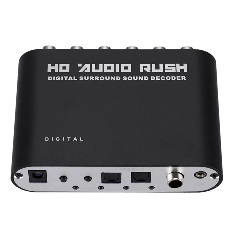 الرقمية إلى التناظرية 5.1 قناة ستيريو AC3 الصوت DAC محول البصرية SPDIF محوري AUX 3.5 مللي متر إلى 6RCA فك طقم قطع غيار الاتحاد الأوروبي التوصيل-A