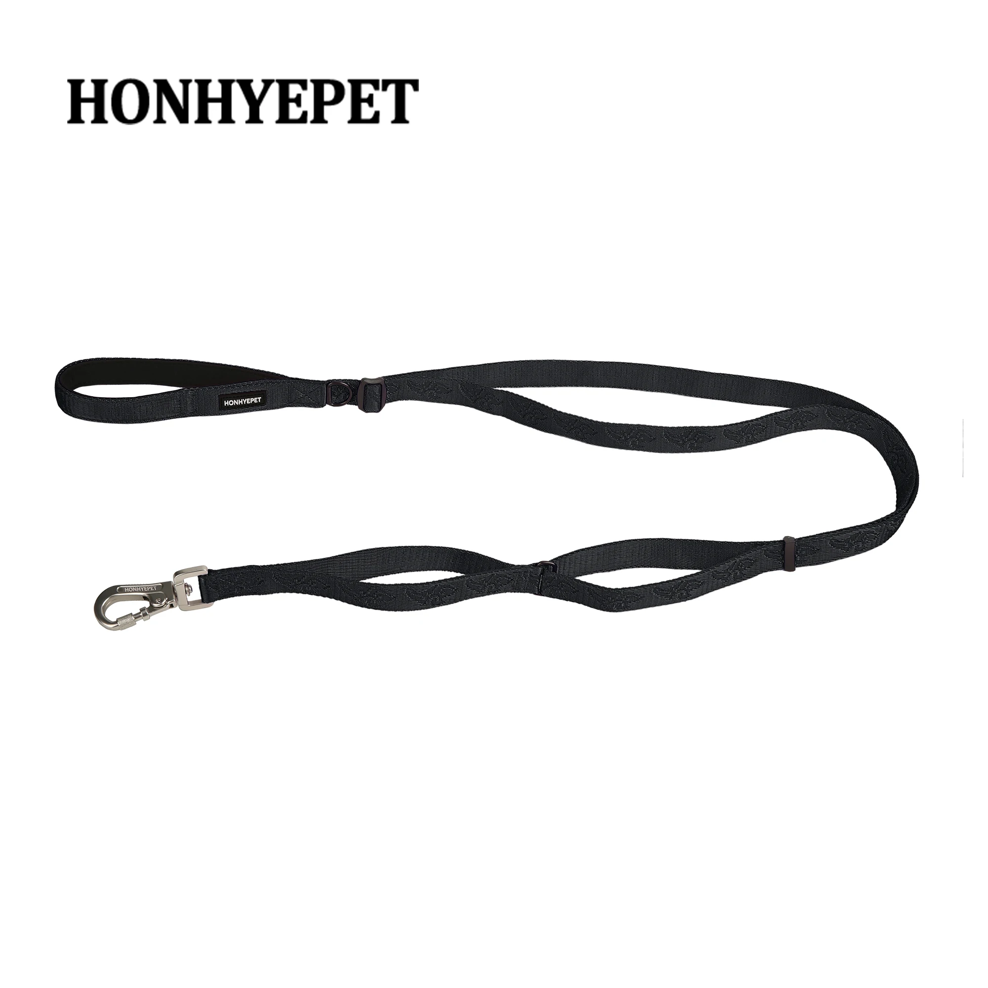

HONHYEPET HL8201 High-End Nylon Jacquard Fabric Dog Leash Stylish Pet Walking Lead for Outdoor Casual Use