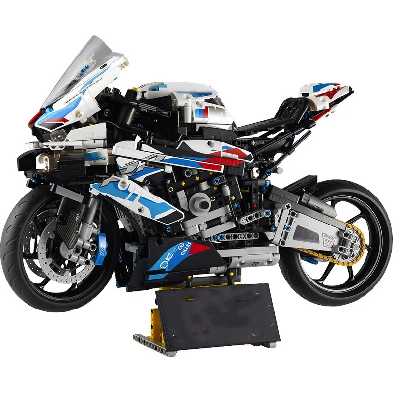 Modell Simulation Baustein Motorrad Montage Expert Baustein Motorrad Modell Puzzle Baustein Spielzeug Junge Geschenke