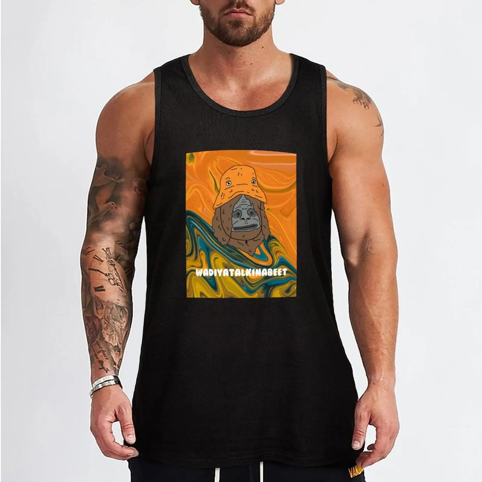 Sassy the sasquatch St Tank Top gym shirt man t-shirt Men's bodybuilding t shirt