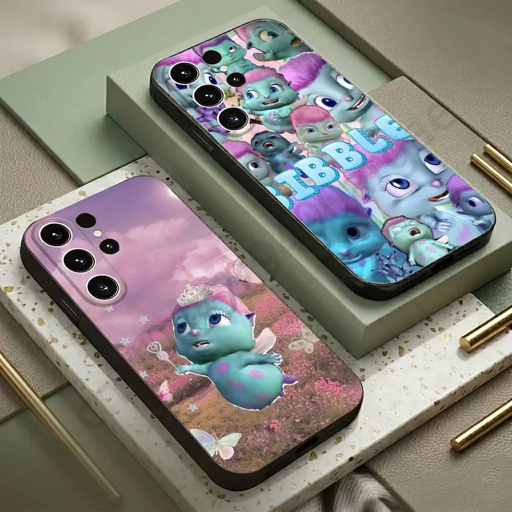 Funny B-Bibble Meme Phone Case For Samsung S20,21,22,23,24,25,26 Ultra,Plus,Lite,FE,Black Soft Case