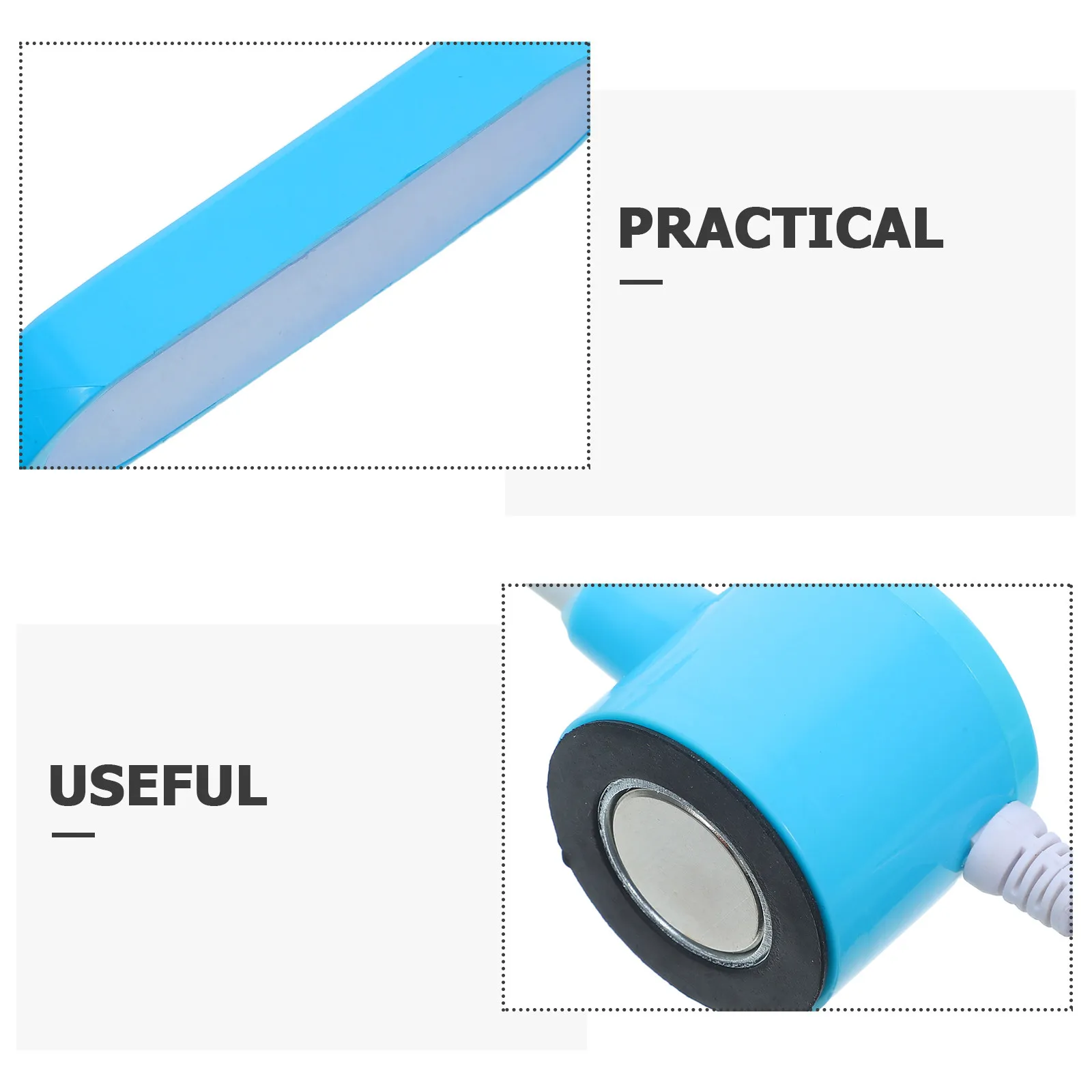 USB Sewing Machine Light Magnetic Flexible Gooseneck Adjustable Brightness 6W Blue 1.5m Cable LED Work Light for Sewing