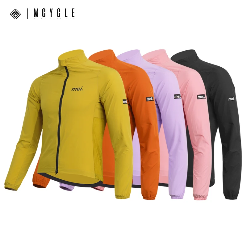 Mcycle Unisex Windproof Jacket Soft Shell Cycling Jacket Waterproof Wind Coat Windproof Windbreaker for Outdoor Cycling