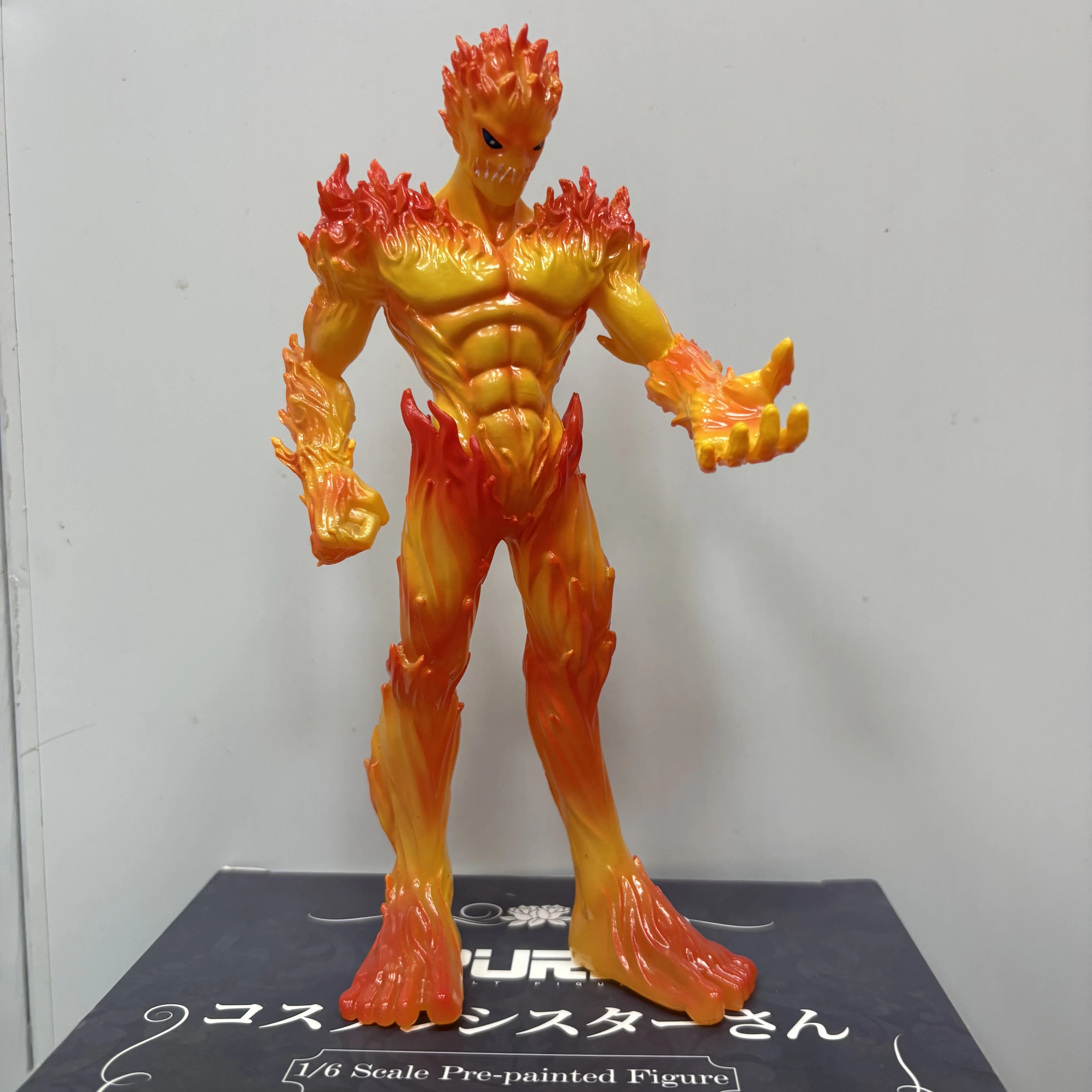 Digimon Flame Beast-19,5 см S + глянцевое масло, полностью окрашенная статуя ручной работы с орнаментом, подарок премиум-класса