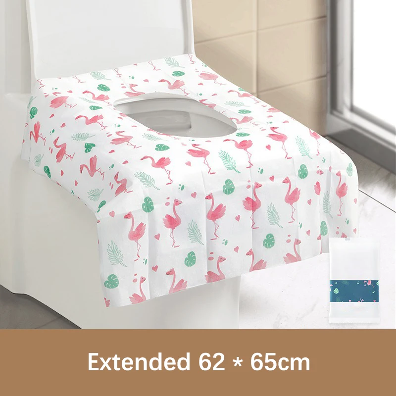 10 Pcs Extra Large Waterproof Toilet Seat Cover