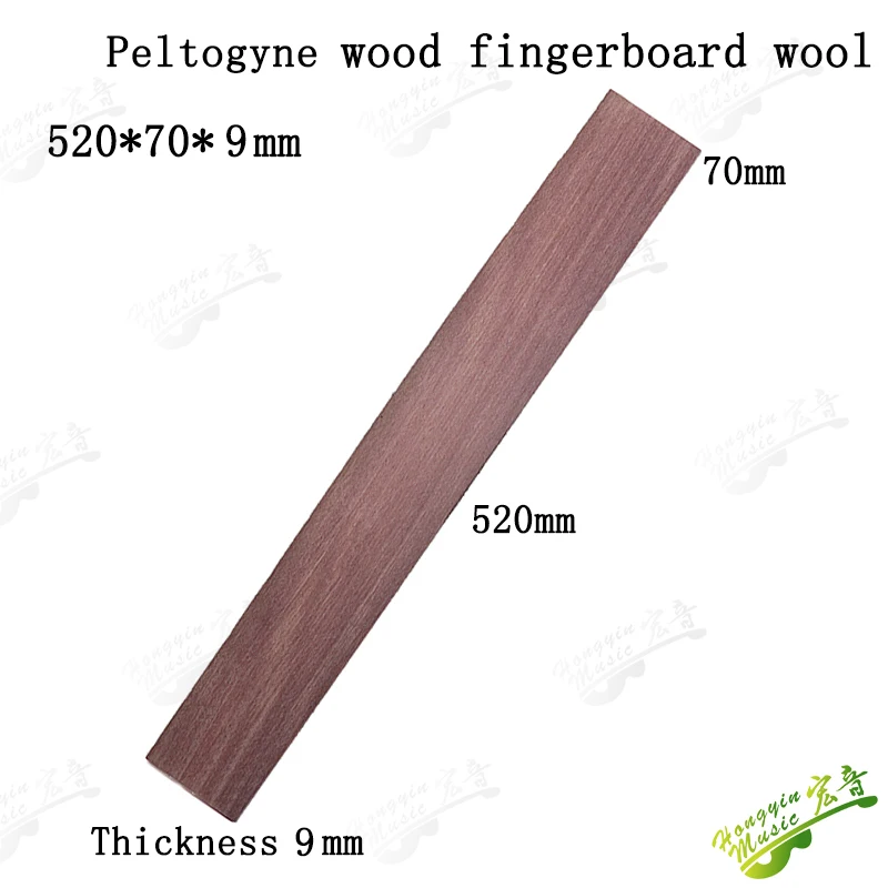 Gitarren-Griffbrett aus Ebenholz 520*70*8mm HUATOOL – Detail 15