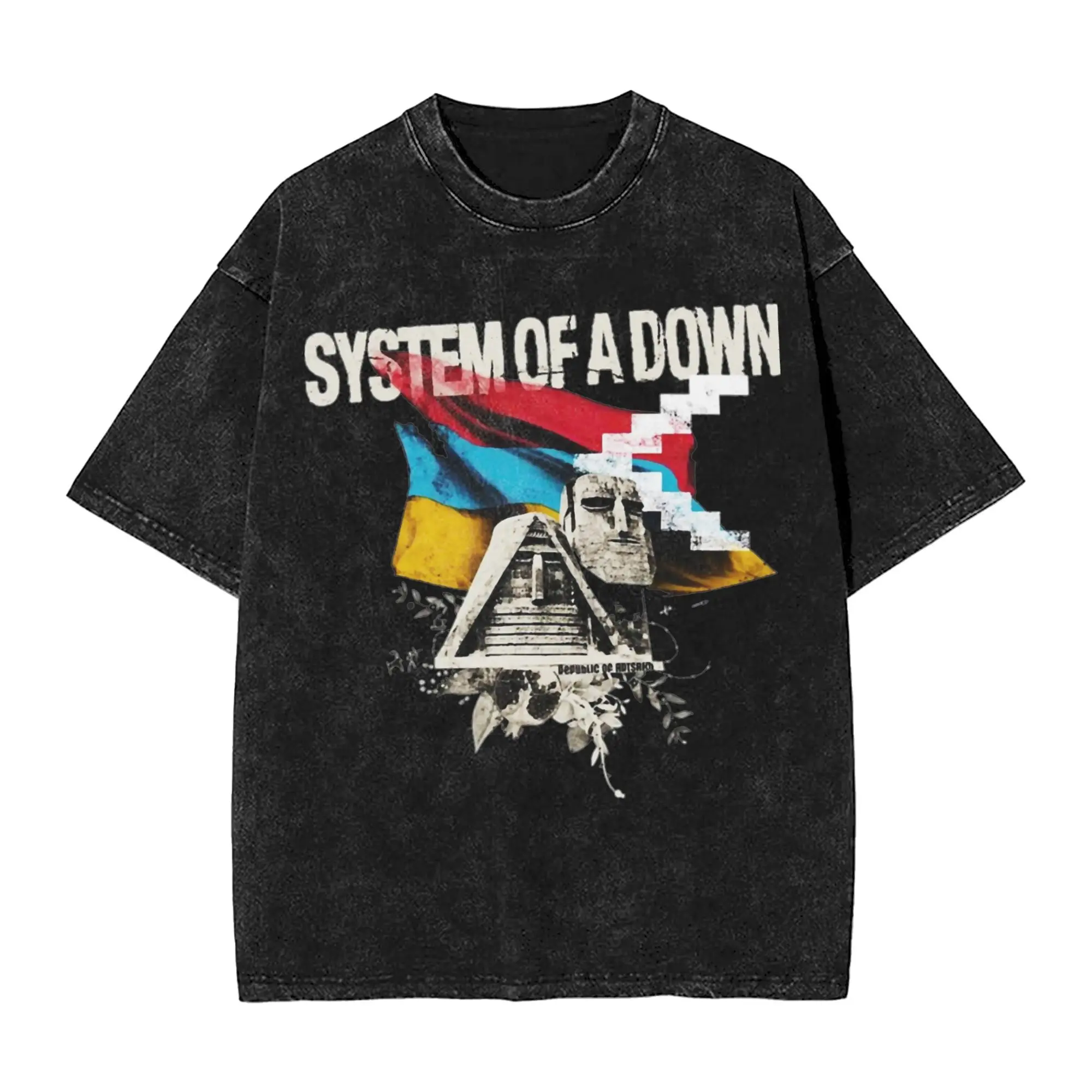 Prana Koszulka System Of A Down Metalowa Koszulka Harajuku S.O.A.D Streetwear Graficzne Topy Męska Damska