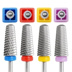 5-in-1 wolfraamstaal nagelboren frees voor elektrische nagelboor manicure machine nagelvijl accessoires boor