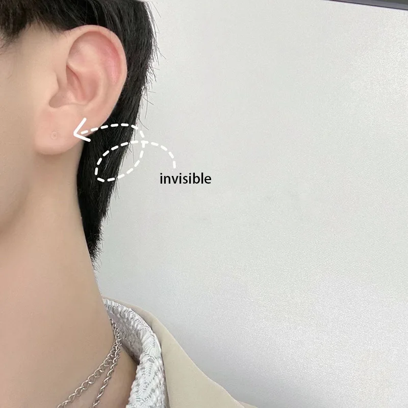 Base de Boucle d'Oreille en Plastique Invisible de 5mm, exacpilles de Perçage pour Bijoux à Faire Soi-Même, Accessoires de Direction, 100 à 400 Pièces