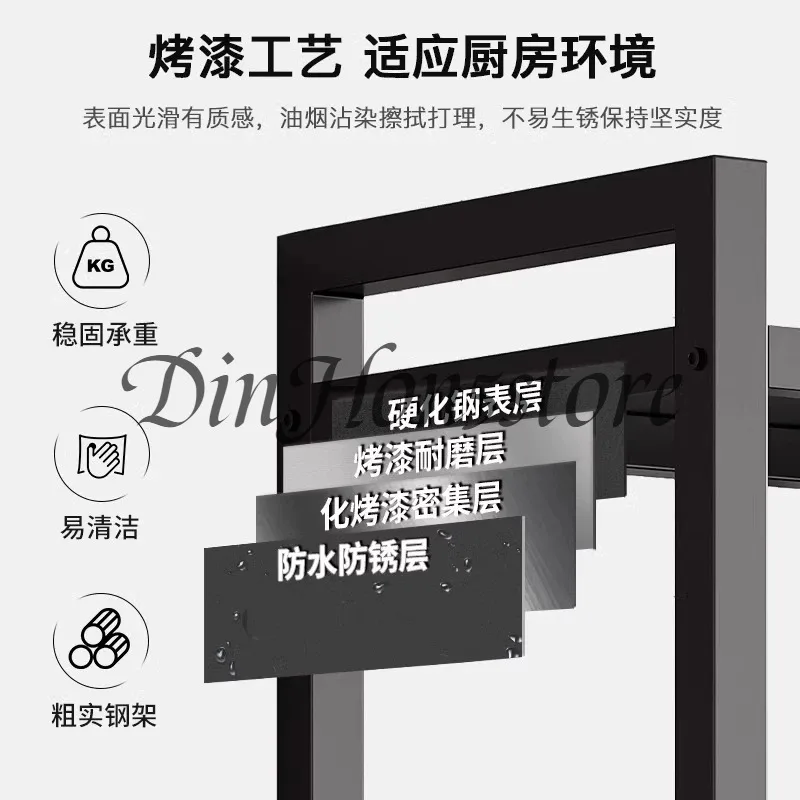 Storage rack, multi-layer wrought iron storage rack, home balcony storage rack, wall-mounted display rack
