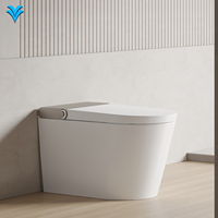 Sea transport Floor Mounted Wc Intelligent Closestool Bathroom One Piece Electric Automatic Flush Bidet Toilet Tankless Smart To