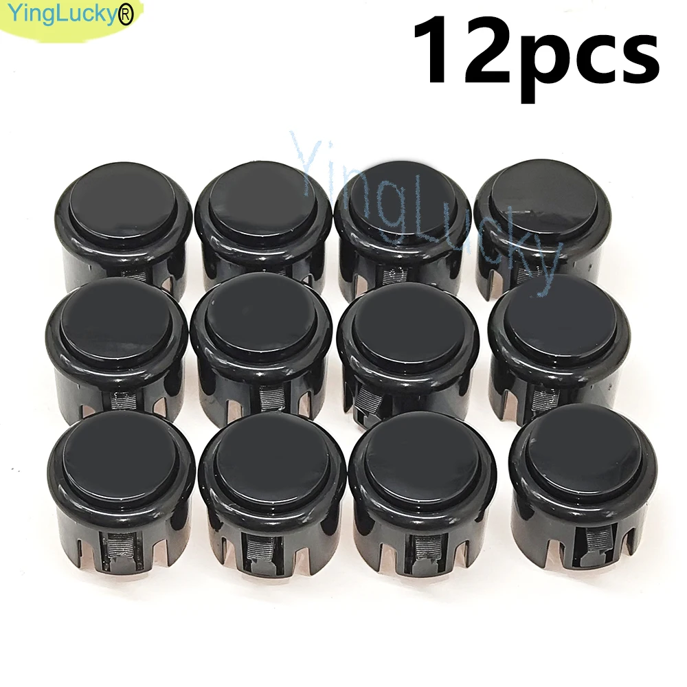 12 Stück Sanwa-Kopie-Tasten 30mm 24mm Arcade-Drucktastenschalter Baolian Kreis-Tasten Mikroschalter für Arcade DIY Kit – Detail 2
