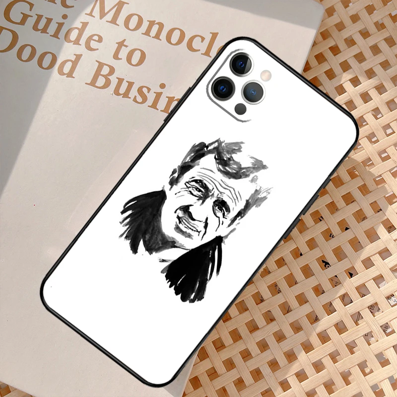 Jean-Paul Belmondo Phone Case For iPhone 16 11 12 13 14 15 Pro 12 13 Mini X XR XS Max Plus Cover Coque