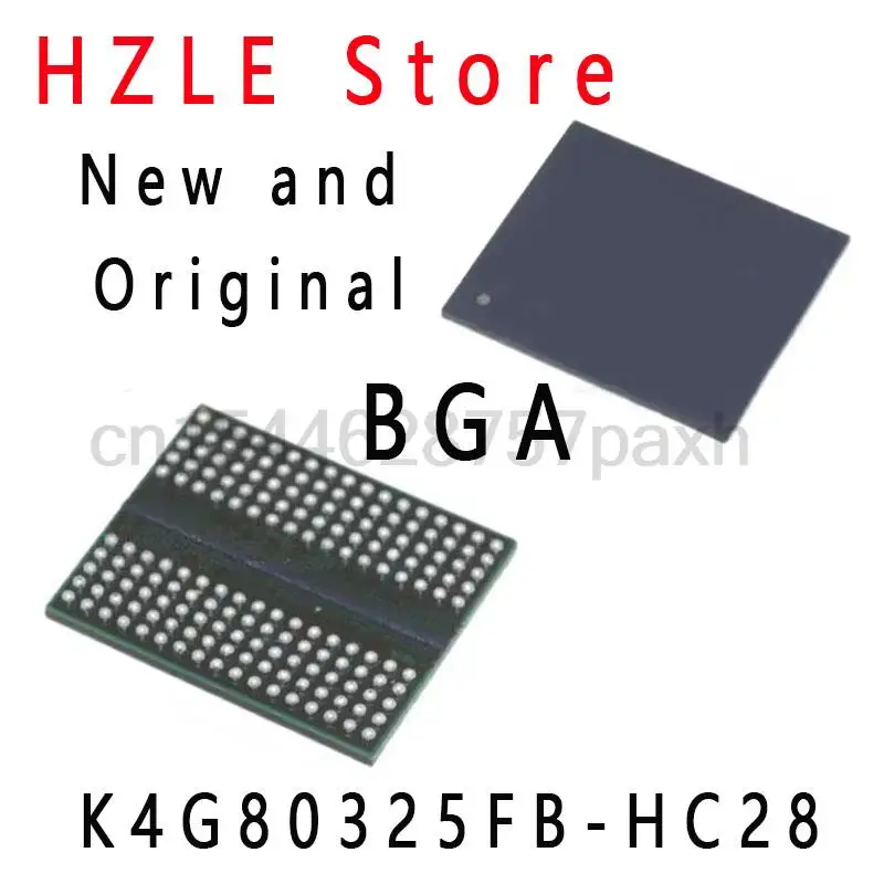 1PCS New and Original K4G80325FB-HC03 H5GQ8H24MJR-R4C H5GQ8H24MJR-R0C H5GQ8H24MJR R4C R0C ROC BGA RONNY IC  K4G80325FB-HC28