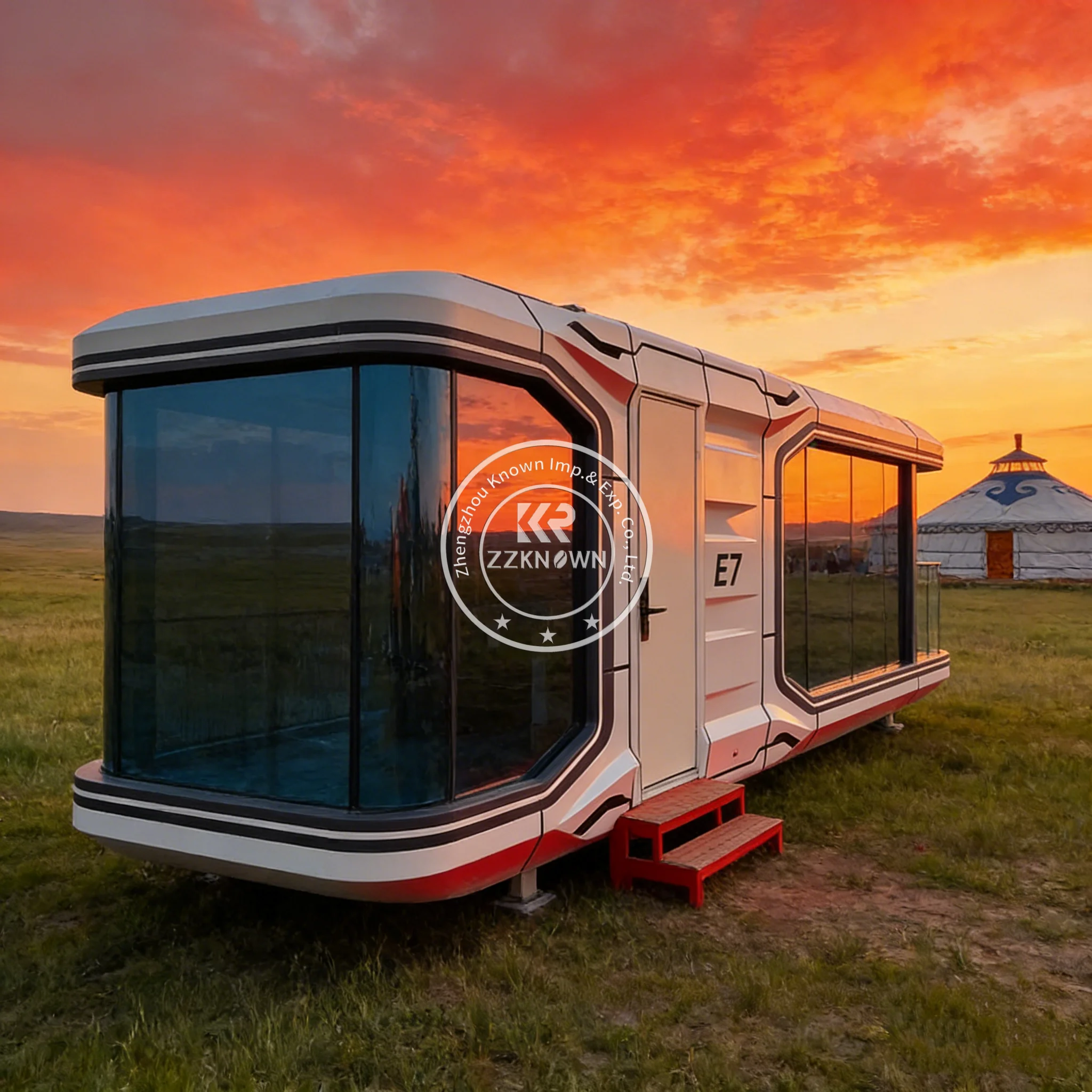 Extendable Prefab House Space Capsule Bed Cabin Hotel Container Home Sleep Pod Outdoor Mobile Tiny House Capsule House