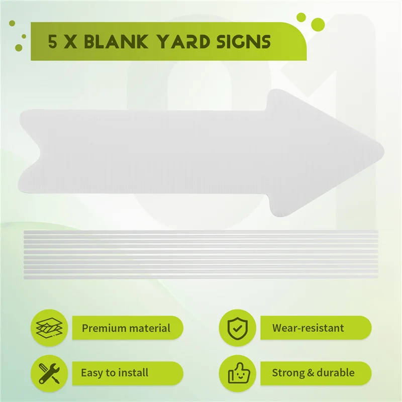 AFOURT-Outdoor Lawn Signs Blan - огляд і ціна Yard Sign Blank