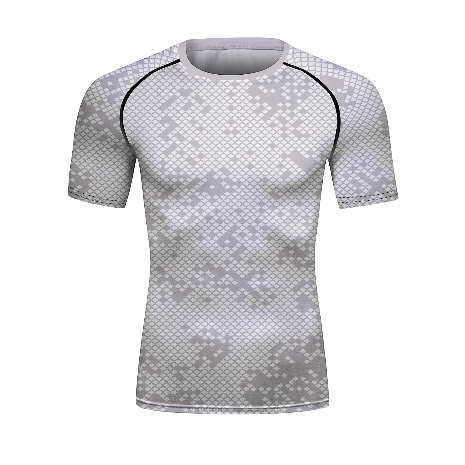 Cody Lundin Men Athletic Sportswear Polyester Spandex Compression Short Sleeve Tight Grappling Jiu Jitsu Rashguard MMA Jersey