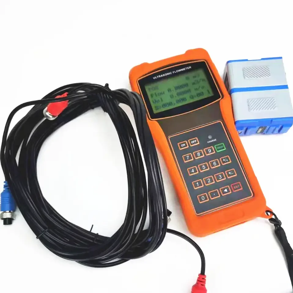 Portable Handheld Ultrasonic Flowmeter with OEM Customization Support DN15mm-6000mm