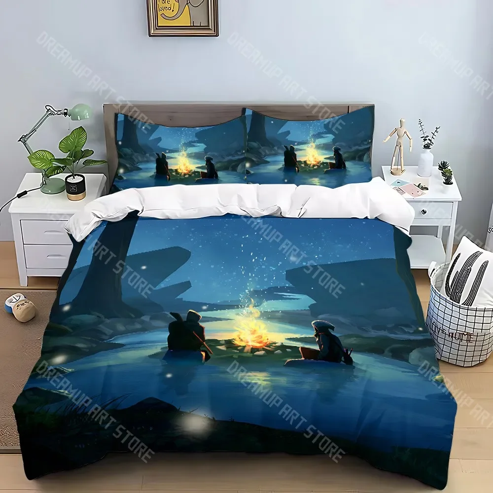 Adventure Game Outer Wilds Duvet Cover Pillowcase Bedding Set Adult Boy Girl Bedroom Decoration Children Gift Single Double Size