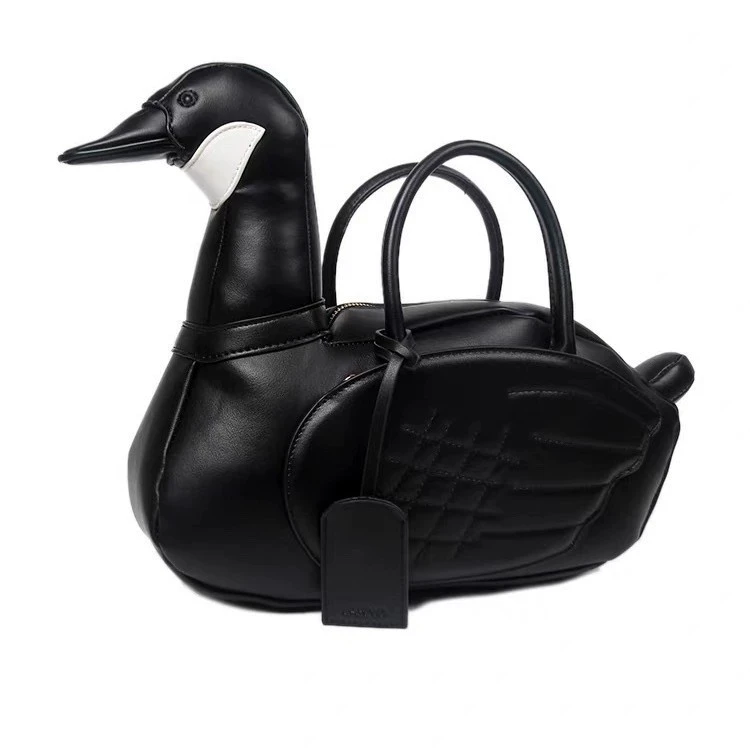 2025 Cute Cartoon Goose Shaped Handbag - Fashion Tote for Ladies