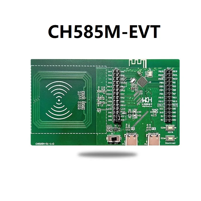 WCH CH585 Development Board NFC/BLE5.4 Wireless/High Speed USB Microcontroller CH585M Evaluation Board