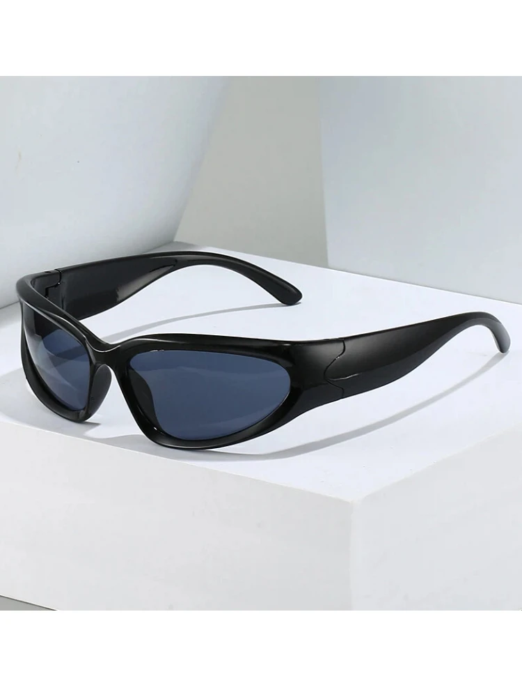 AliExpress NONE 1/2/3pcs Fashionable Men and Women Sunglasses High-end Y2K Square Bicycle Glasses Resistant Sunglasses Outdoor Hiking Glas UV400
