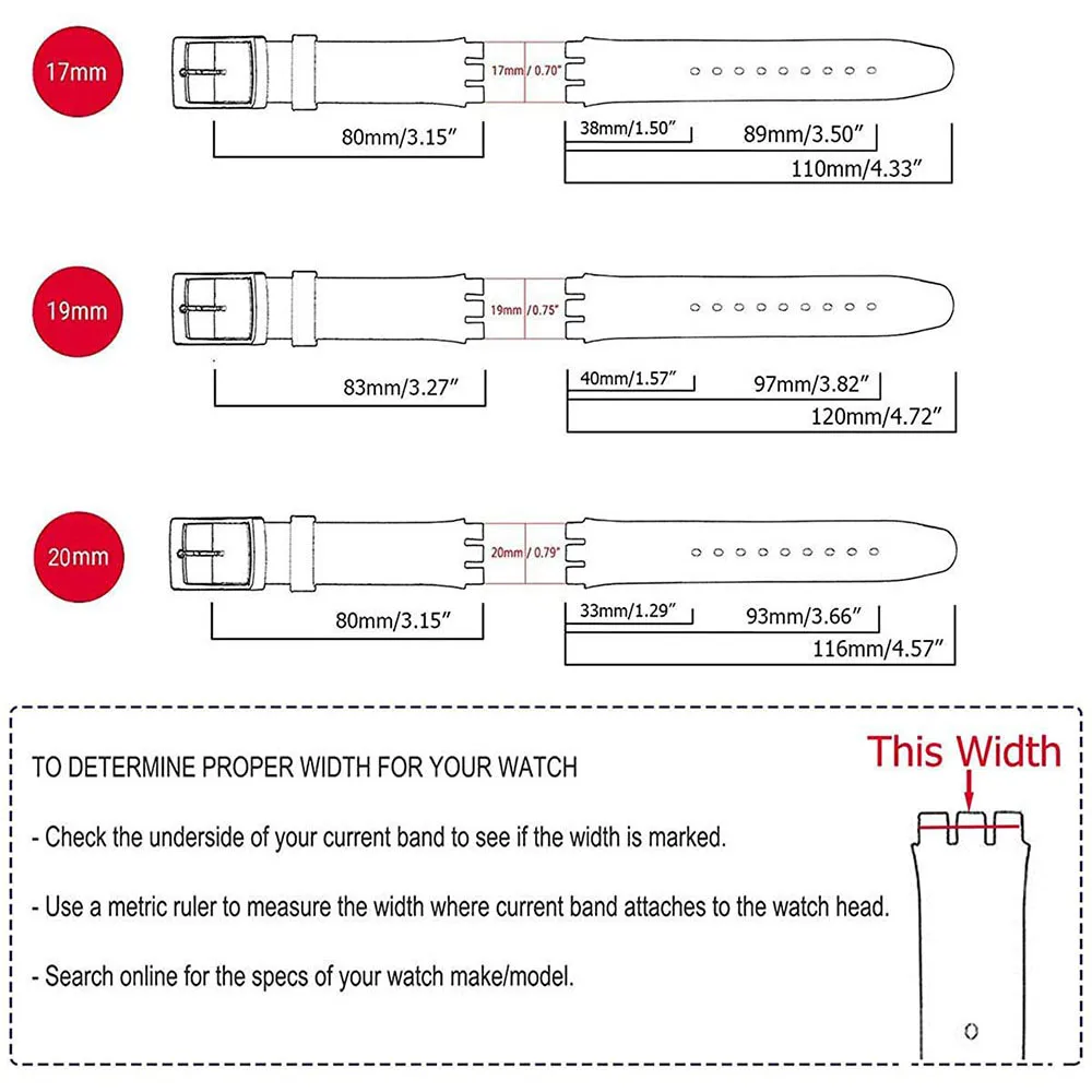 Bracelet en caoutchouc pour Swatch, Bracelet de sport coloré de remplacement, 16mm 17mm 19mm 20mm, accessoires de montre en Silicone 2028