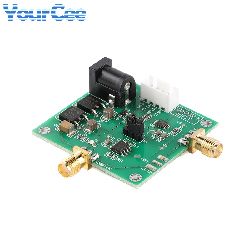 2Pcs/1Pc DAC8550 16 Bit DAC Module Digital Mode Converter Board High Precision Single Channel Analog Output 0-5V