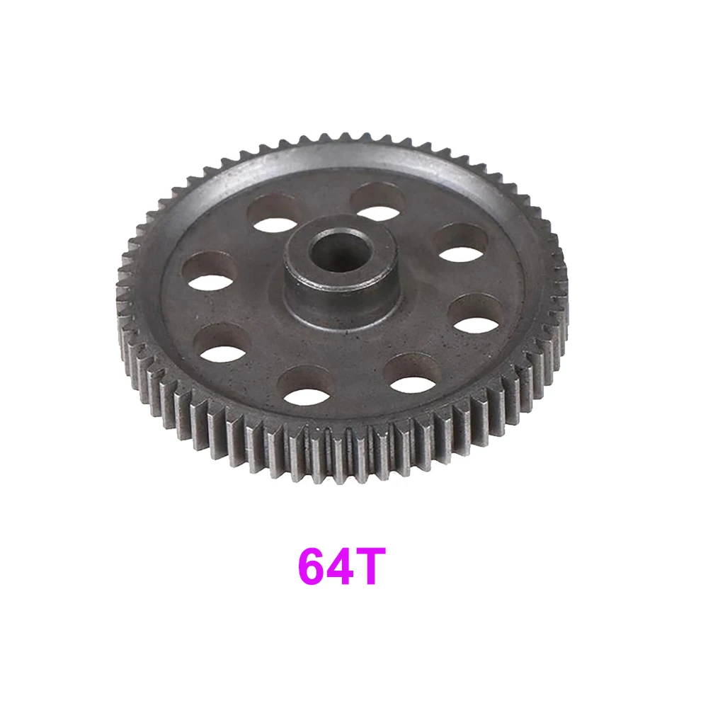 1Set 11184 Metal Diff Main Gear 64T 11181 Motor Pinion Gears 17T 21T 26T 29T For 1/10 RC Car HSP Himoto Amax Redcat Exceed 94111