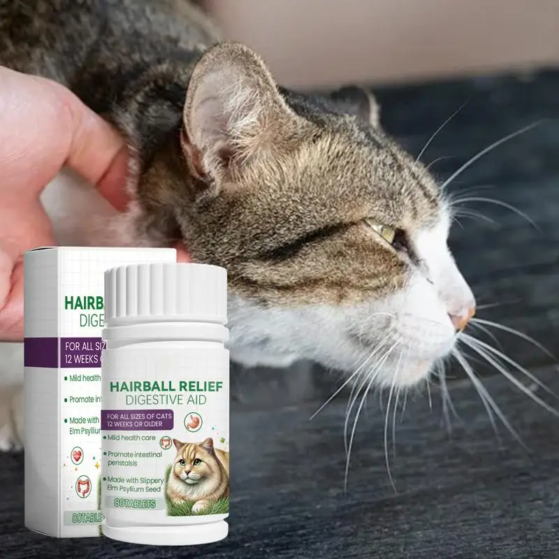 Cat Grass Digestive Tablets Safe Ingredients Cat Grass Tablets Dog Dietary Fiber Tablets For Effectively Absorbs Nutrients