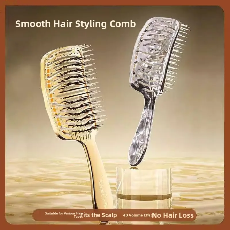 long-hair-brush-mosquito-coil-comb-ladies-special-use-fluffy-styling-massage-airbag-cushion-comb-transparent-sequin-home-use