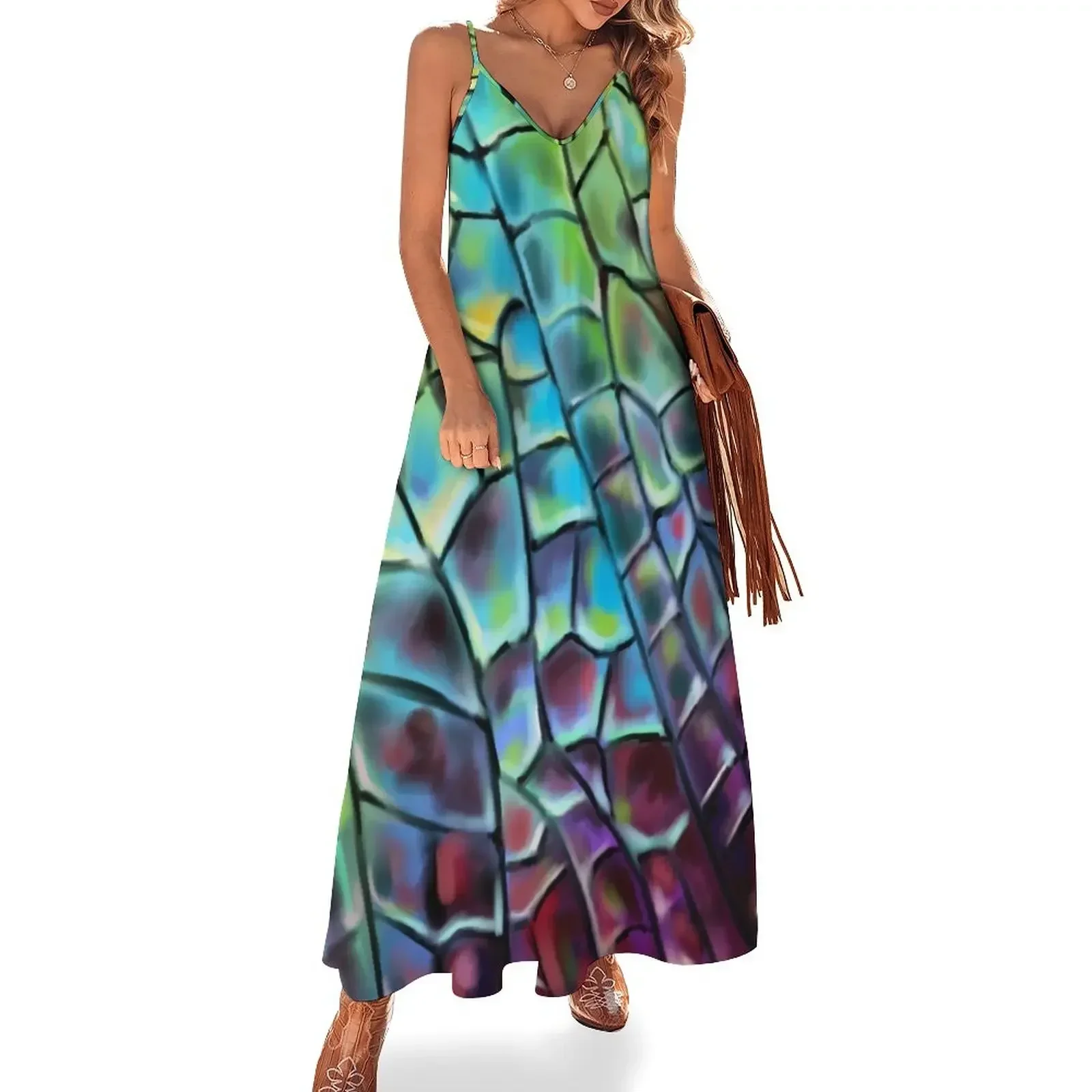 Dragonfly Wing Sleeveless Dress women's summer dress 2025 women's evening dresses 2025 Dress