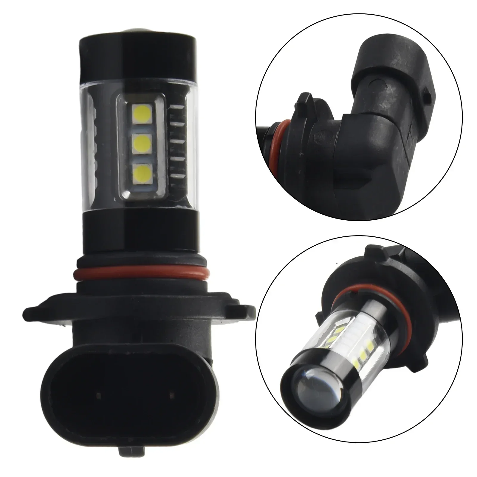

2Pcs 9005 LED Bulbs Super Bright White 6000K Auto Car Fog Signal Turn Light Driving Lamp White DC12-24V 50W Car Accessories