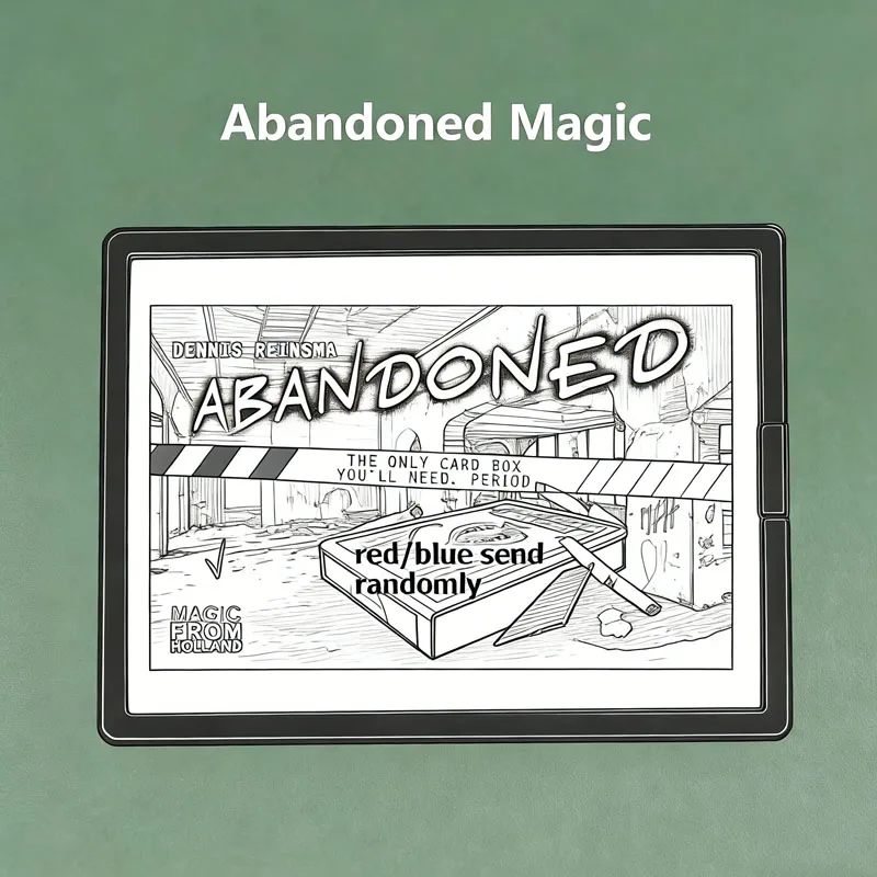 

Брошенные магические реквизиты Денниса Рейнсма и Питера Эггинса: профессиональные трюки для фокусов крупным планом, реквизит для фокусников