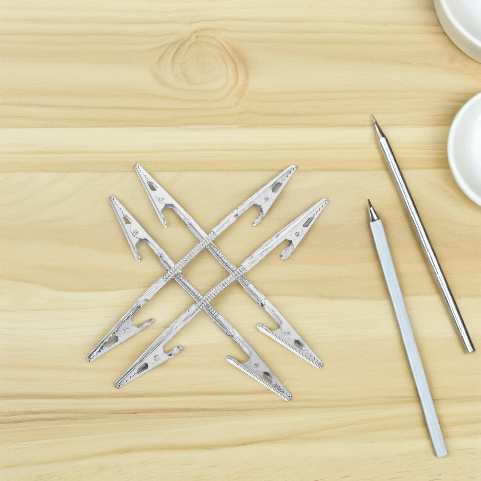 4 قطعة حامل مشبك مذكرة على الوجهين خرطوم مرن قابل للتعديل رقم الجدول بطاقة صور ملاحظة كليب لمطعم الأحداث #5